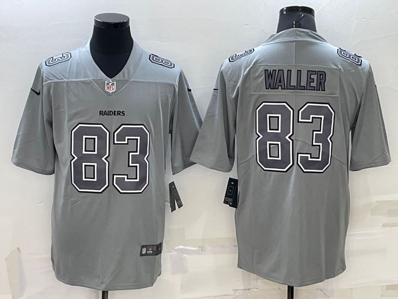 Men Oakland Raiders #83 Waller Grey 2022 Nike Limited Vapor Untouchable NFL Jersey